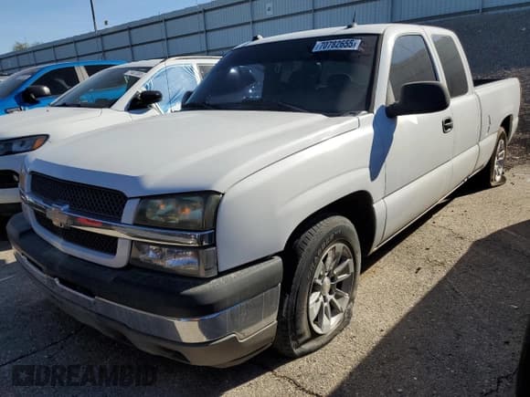 ✅ 2005 Chevrolet Silverado 1500 LS • VIN: 1GCEC19T85Z120616 • Lot: 70782655. Listed on Copart with 192,760 mi. Free auction sales archive from the USA and detailed vehicle history report at DreamBid. Image 1.