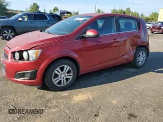 2013 Chevrolet Sonic LT with VIN 1G1JC6SH7D4218154, listed as a Copart auction lot 80471135 with 118,031 mi miles and Salvage title. Bid and sale history available at DreamBid. Image 1.