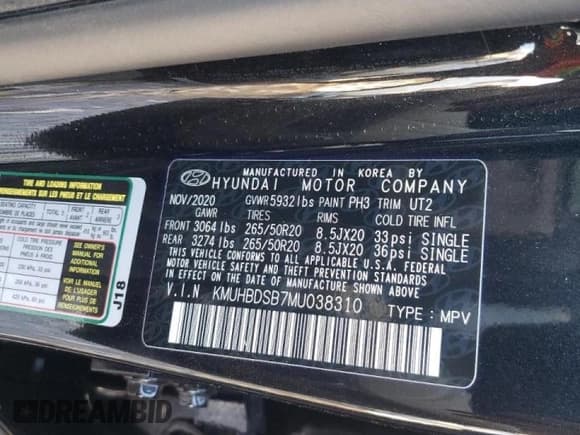 ✅ 2021 Genesis GV80 • VIN: KMUHBDSB7MU038310 • Лот: 39054903. Опубликован ранее на Copart с пробегом Не указан. Бесплатный доступ к архиву аукционных продаж из США и подробный отчёт об истории автомобиля на DreamBid. Изображение 10.