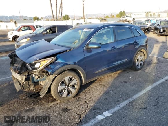 ✅ 2019 Kia Niro LX • VIN: KNDCB3LC1K5306581 • Lot: 92044755. Listed on Copart with 47,878 mi. Free auction sales archive from the USA and detailed vehicle history report at DreamBid. Image 1.