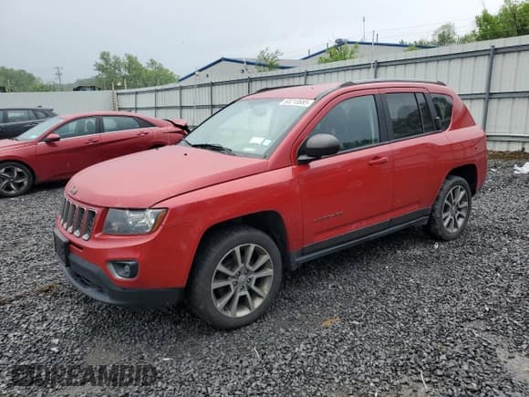 ✅ 2017 Jeep Compass Sport SE • VIN: 1C4NJDBB5HD128215 • Lot: 60210685. Listed on Copart with 95,943 mi. Free auction sales archive from the USA and detailed vehicle history report at DreamBid. Image 1.