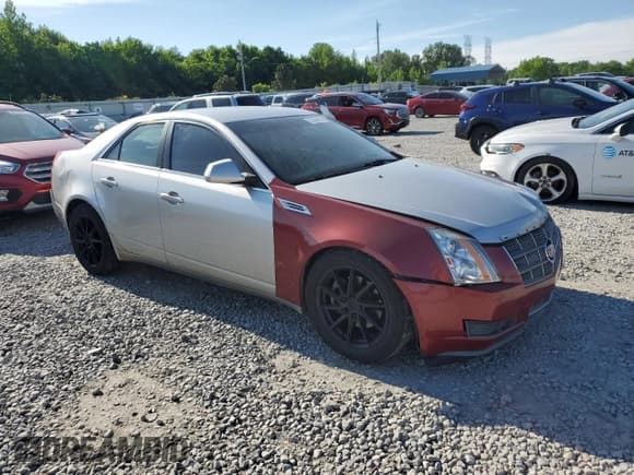 ✅ 2008 Cadillac CTS RWD • VIN: 1G6DF577780168233 • Lot: 55564685. Listed on Copart with 165,390 mi. Free auction sales archive from the USA and detailed vehicle history report at DreamBid. Image 4.