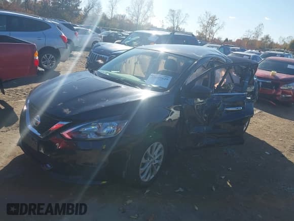 ✅ 2019 Nissan Sentra S • VIN: 3N1AB7AP7KY347243 • Lot: 43507649. Listed on IAAI with 52,696 mi. Free auction sales archive from the USA and detailed vehicle history report at DreamBid. Image 2.