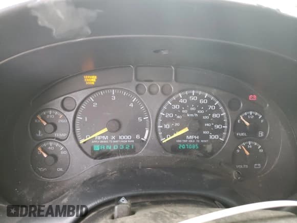 ✅ 2001 Chevrolet Blazer LT • VIN: 1GNDT13W112219853 • Lot: 36826534. Wystawiony na Copart z przebiegiem 207 085 mil. Bezpłatny archiwum sprzedaży aukcyjnych z USA i szczegółowy raport historii pojazdu na DreamBid. Zdjęcie 9.