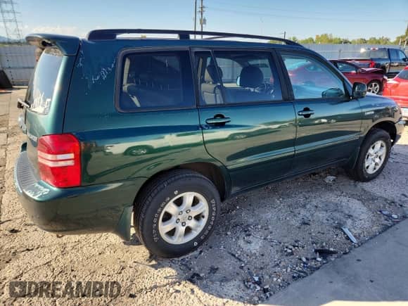 2001 Toyota Highlander z VIN JTEHF21A210007744, wystawiony jako Copart lot #81220365 z przebiegiem 200 753 mil mil oraz Czysty tytuł • Clean title. Historia ofert i sprzedaży dostępna na DreamBid. Obrazek 3.