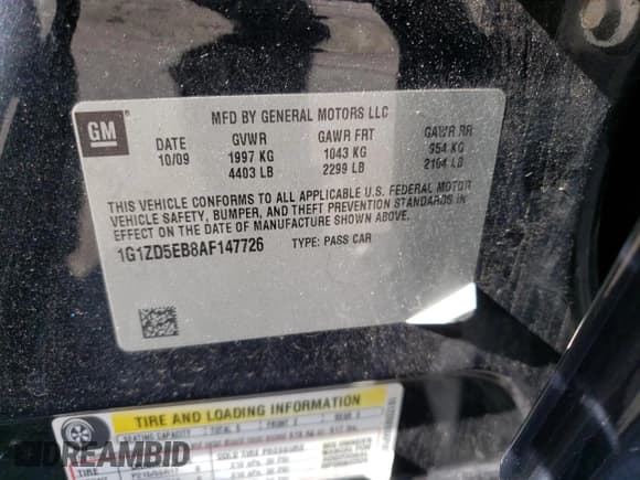 ✅ 2010 Chevrolet Malibu 2LT • VIN: 1G1ZD5EB8AF147726 • Lot: 74443764. Listed on Copart with 112,718 mi. Free auction sales archive from the USA and detailed vehicle history report at DreamBid. Image 12.