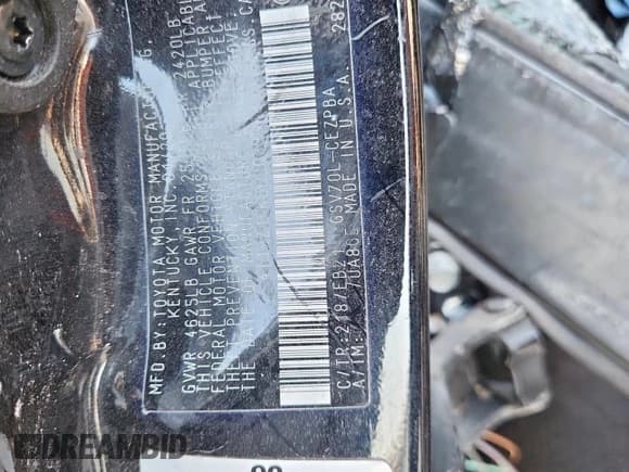 ✅ 2020 Toyota Camry XSE • VIN: 4T1NZ1AK0LU039018 • Lot: 81284965. Listed on Copart with Not provided. Free auction sales archive from the USA and detailed vehicle history report at DreamBid. Image 12.