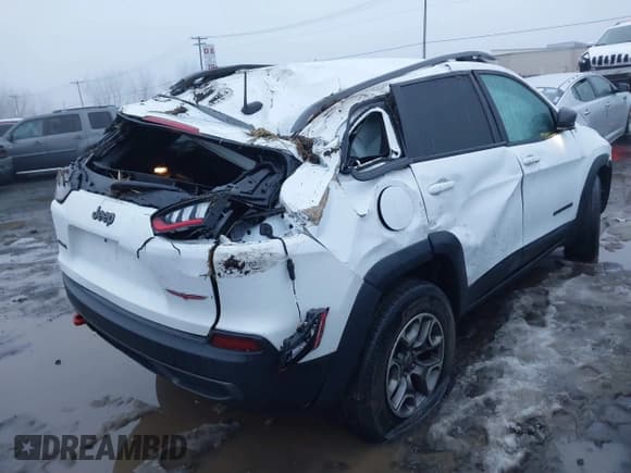 ✅ 2021 Jeep Cherokee Trailhawk • VIN: 1C4PJMBX5MD140170 • Lot: 41006444. Wystawiony na IAAI z przebiegiem 52 407 mil. Bezpłatny archiwum sprzedaży aukcyjnych z USA i szczegółowy raport historii pojazdu na DreamBid. Zdjęcie 4.