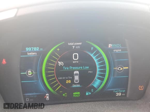 ✅ 2017 Chevrolet Volt LT • VIN: 1G1RA6S52HU171961 • Lot: 61505514. Wystawiony na Copart z przebiegiem 99 782 mil. Bezpłatny archiwum sprzedaży aukcyjnych z USA i szczegółowy raport historii pojazdu na DreamBid. Zdjęcie 9.