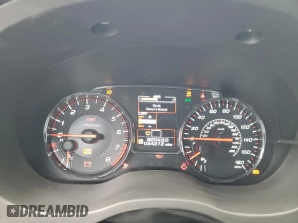 ✅ 2020 Subaru WRX STI Limited • VIN: JF1VA2Y64L9828520 • Лот: 53547365. Опубликован ранее на Copart с пробегом 34 272 миль. Бесплатный доступ к архиву аукционных продаж из США и подробный отчёт об истории автомобиля на DreamBid. Изображение 9.