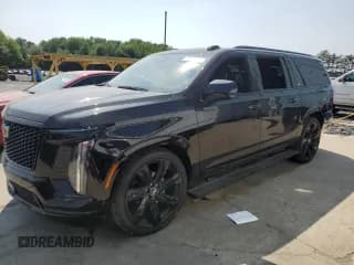 ✅ 2025 Cadillac Escalade ESV 4WD Sport Platinum • VIN: 1GYS9RRL4SR188028 • Lot: 58932335. Listed on Copart with Not provided. Free auction sales archive from the USA and detailed vehicle history report at DreamBid. Image 1.