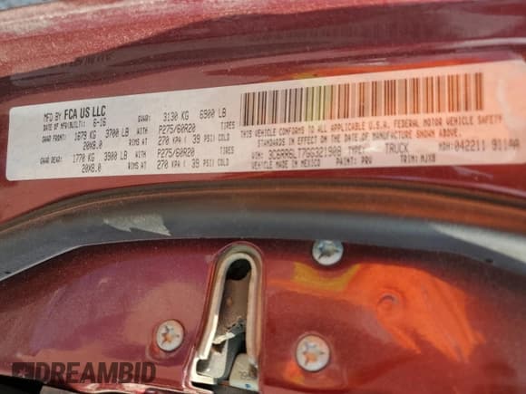 ✅ 2016 Ram 1500 Big Horn • VIN: 3C6RR6LT7GG321908 • Lot: 89627085. Wystawiony na Copart z przebiegiem 86 665 mil. Bezpłatny archiwum sprzedaży aukcyjnych z USA i szczegółowy raport historii pojazdu na DreamBid. Zdjęcie 13.