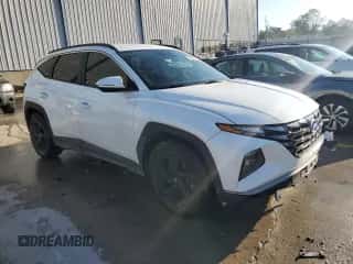 2022 Hyundai Tucson SEL z VIN 5NMJB3AE4NH028465, wystawiony jako Copart lot #83827725 z przebiegiem 53 624 mil mil oraz Szkoda całkowita • Salvage title. Historia ofert i sprzedaży dostępna na DreamBid. Obrazek 4.