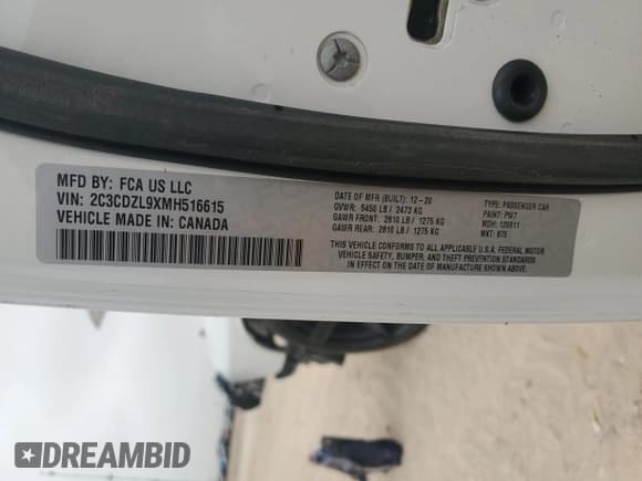 ✅ 2021 Dodge Challenger SRT Hellcat Redeye Widebody • VIN: 2C3CDZL9XMH516615 • Lot: 43927295. Wystawiony na Copart z przebiegiem 16 569 mil. Bezpłatny archiwum sprzedaży aukcyjnych z USA i szczegółowy raport historii pojazdu na DreamBid. Zdjęcie 13.