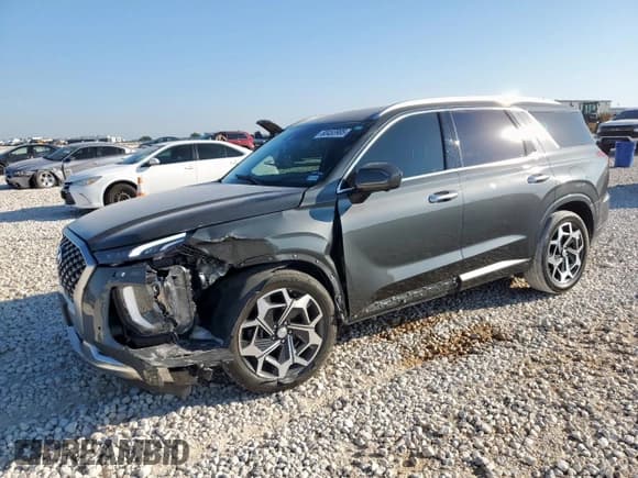 ✅ 2022 Hyundai Palisade Calligraphy • VIN: KM8R74HE7NU368276 • Лот: 80453985. Опубликован ранее на Copart с пробегом 66 002 миль. Бесплатный доступ к архиву аукционных продаж из США и подробный отчёт об истории автомобиля на DreamBid. Изображение 1.