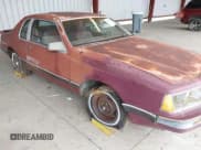 ✅ 1984 Ford Thunderbird • VIN: 1FABP4630EA111572 • Lot: 41569309. Listed on IAAI with 7,919 mi. Free auction sales archive from the USA and detailed vehicle history report at DreamBid. Image 6.