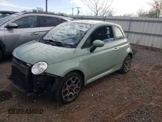 ✅ 2013 FIAT 500 Sport • VIN: 3C3CFFBR9DT544617 • Lot: 92398725. Listed on Copart with 93,322 mi. Free auction sales archive from the USA and detailed vehicle history report at DreamBid. Image 1.