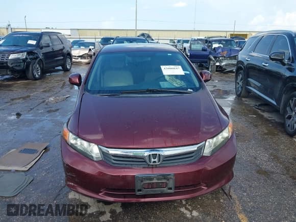 ✅ 2012 Honda Civic LX • VIN: 2HGFB2F51CH579441 • Lot: 43000847. Listed on IAAI with 103,840 mi. Free auction sales archive from the USA and detailed vehicle history report at DreamBid. Image 11.