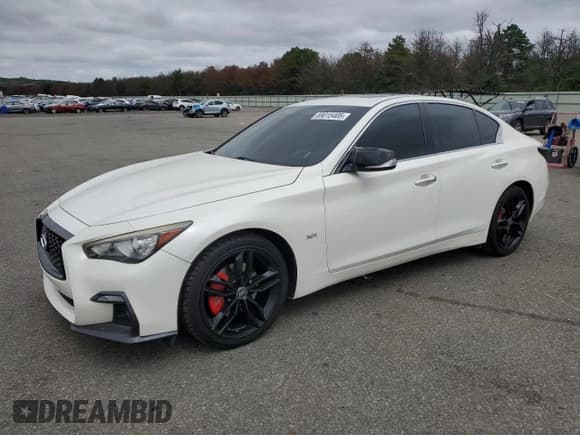 ✅ 2019 Infiniti Q50 Luxe • VIN: JN1EV7AR8KM551661 • Лот: 69015405. Опубликован ранее на Copart с пробегом 86 611 миль. Бесплатный доступ к архиву аукционных продаж из США и подробный отчёт об истории автомобиля на DreamBid. Изображение 1.