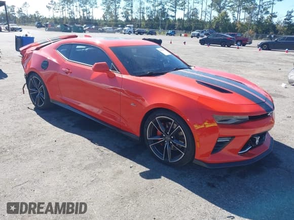 ✅ 2018 Chevrolet Camaro 2SS • VIN: 1G1FH1R71J0160147 • Лот: 43666666. Опубликован ранее на IAAI с пробегом 78 785 миль. Бесплатный доступ к архиву аукционных продаж из США и подробный отчёт об истории автомобиля на DreamBid. Изображение 1.