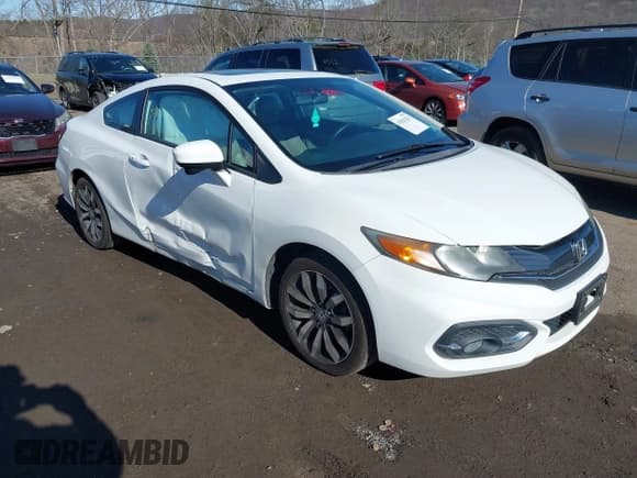 ✅ 2014 Honda Civic EX-L • VIN: 2HGFG3B06EH523046 • Lot: 41826233. Listed on IAAI with 70,840 mi. Free auction sales archive from the USA and detailed vehicle history report at DreamBid. Image 1.