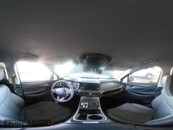 ✅ 2021 Hyundai Santa Fe Blue • VIN: KM8S2DA12MU006345 • Lot: 41505836. Listed on IAAI with 96,446 mi. Free auction sales archive from the USA and detailed vehicle history report at DreamBid. Image 18.