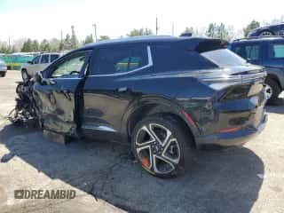 2025 Chevrolet Equinox EV LT z VIN 3GN7DLRR8SS129824, wystawiony jako Copart lot #52150975 z przebiegiem 8 686 mil mil oraz Szkoda całkowita • Salvage title. Historia ofert i sprzedaży dostępna na DreamBid. Obrazek 2.