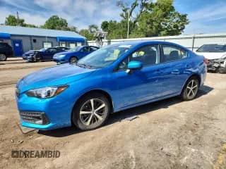 2022 Subaru Impreza Premium with VIN 4S3GKAV60N3606724, listed as a Copart auction lot 63113395 with 31,835 mi miles and Salvage title. Bid and sale history available at DreamBid. Image 1.