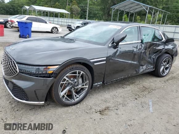 ✅ 2024 Genesis G90 • VIN: KMTFB4SD2RU040616 • Лот: 62012944. Опубликован ранее на Copart с пробегом 50 миль. Бесплатный доступ к архиву аукционных продаж из США и подробный отчёт об истории автомобиля на DreamBid. Изображение 1.