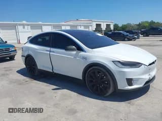 ✅ 2016 Tesla Model X P90D • VIN: 5YJXCBE41GF016264 • Lot: 42024909. Listed on IAAI with Not provided. Free auction sales archive from the USA and detailed vehicle history report at DreamBid. Image 1.