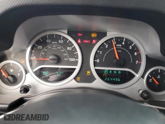 ✅ 2007 Jeep Wrangler Unlimited Sahara • VIN: 1J4GB59107L184277 • Lot: 84781475. Listed on Copart with 264,496 mi. Free auction sales archive from the USA and detailed vehicle history report at DreamBid. Image 9.