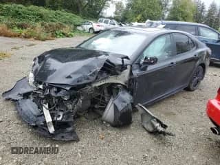 2021 Toyota Camry SE with VIN 4T1S11BK9MU046611, listed as a Copart auction lot 69797605 with Not provided miles and Salvage title. Bid and sale history available at DreamBid. Image 1.