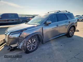 2022 Nissan Pathfinder SV with VIN 5N1DR3BB3NC206275, listed as a Copart auction lot 84286935 with 63,909 mi miles and Salvage title. Bid and sale history available at DreamBid. Image 1.