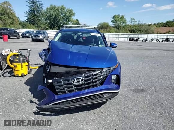 2023 Hyundai Tucson SEL with VIN 5NMJFCAE5PH166331, listed as a Copart auction lot 84397595 with 29,577 mi miles and Salvage title. Bid and sale history available at DreamBid. Image 14.