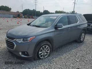2019 Chevrolet Traverse LT Cloth z VIN 1GNEVGKW2KJ221248, wystawiony jako Copart lot #59184835 z przebiegiem 205 794 mil mil oraz Szkoda całkowita • Salvage title. Historia ofert i sprzedaży dostępna na DreamBid. Obrazek 1.