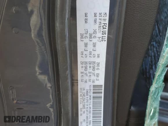 ✅ 2018 Dodge Durango GT • VIN: 1C4RDJDG4JC150055 • Lot: 68711925. Listed on Copart with 161,015 mi. Free auction sales archive from the USA and detailed vehicle history report at DreamBid. Image 12.