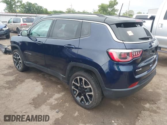 ✅ 2018 Jeep Compass Limited • VIN: 3C4NJDCB7JT261346 • Lot: 43087493. Listed on IAAI with Not provided. Free auction sales archive from the USA and detailed vehicle history report at DreamBid. Image 3.