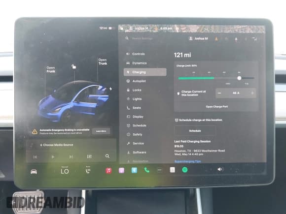 ✅ 2019 Tesla Model 3 Long Range • VIN: 5YJ3E1EB2KF452874 • Lot: 43279721. Wystawiony na IAAI z przebiegiem 114 186 mil. Bezpłatny archiwum sprzedaży aukcyjnych z USA i szczegółowy raport historii pojazdu na DreamBid. Zdjęcie 18.