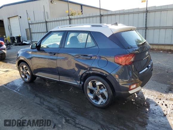 ✅ 2022 Hyundai Venue Limited • VIN: KMHRC8A3XNU153793 • Lot: 87425965. Listed on Copart with 36,150 mi. Free auction sales archive from the USA and detailed vehicle history report at DreamBid. Image 2.