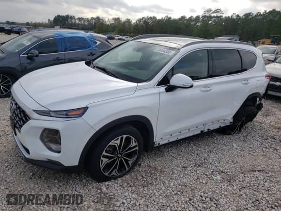 2019 Hyundai Santa Fe Limited z VIN 5NMS53AA2KH106424, wystawiony jako Copart lot #72444332 z przebiegiem 28 530 mil mil oraz . Historia ofert i sprzedaży dostępna na DreamBid. Obrazek 1.
