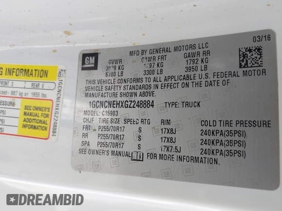 ✅ 2016 Chevrolet Silverado 1500 Work Truck • VIN: 1GCNCNEHXGZ248884 • Лот: 42374906. Опубликован ранее на IAAI с пробегом 114 128 миль. Бесплатный доступ к архиву аукционных продаж из США и подробный отчёт об истории автомобиля на DreamBid. Изображение 9.