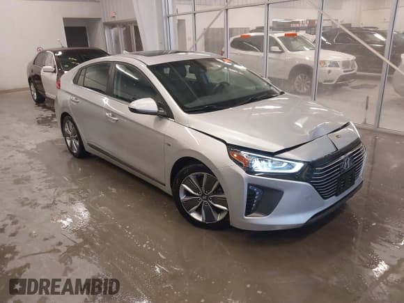 ✅ 2018 Hyundai Ioniq Limited • VIN: KMHC05LC0JU059992 • Лот: 43524179. Опубликован ранее на IAAI с пробегом 159 100 миль. Бесплатный доступ к архиву аукционных продаж из США и подробный отчёт об истории автомобиля на DreamBid. Изображение 1.