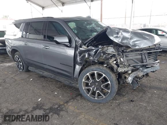 ✅ 2021 Chevrolet Suburban RST • VIN: 1GNSCEKD0MR253468 • Lot: 41459452. Listed on IAAI with 36,005 mi. Free auction sales archive from the USA and detailed vehicle history report at DreamBid. Image 1.