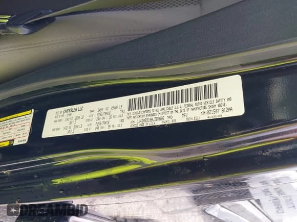 ✅ 2008 Jeep Wrangler Unlimited Sahara • VIN: 1J4GA59188L587606 • Lot: 43082389. Listed on IAAI with 120,757 mi. Free auction sales archive from the USA and detailed vehicle history report at DreamBid. Image 9.