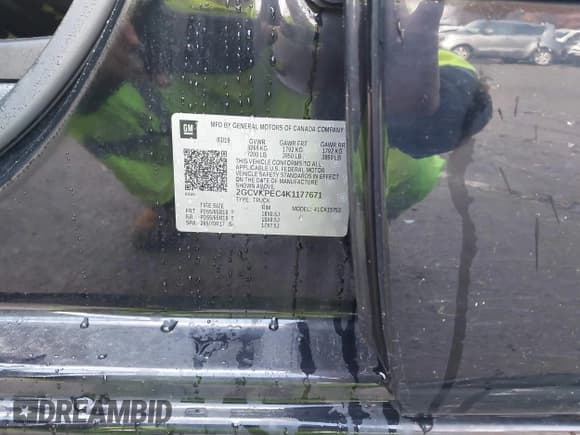 ✅ 2019 Chevrolet Silverado 1500 LT • VIN: 2GCVKPEC4K1177671 • Lot: 43462640. Wystawiony na IAAI z przebiegiem 52 632 mil. Bezpłatny archiwum sprzedaży aukcyjnych z USA i szczegółowy raport historii pojazdu na DreamBid. Zdjęcie 9.