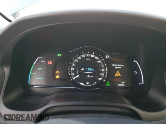 2018 Hyundai Ioniq SEL with VIN KMHC75LC2JU096859, listed as a Copart auction lot 90575765 with 133,840 mi miles and Salvage title. Bid and sale history available at DreamBid. Image 9.