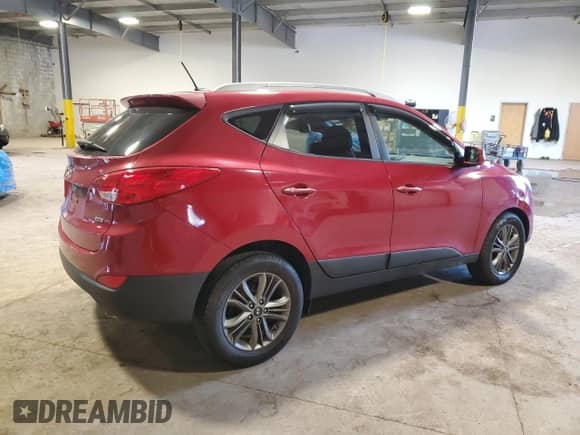 2014 Hyundai Tucson SE z VIN KM8JUCAG4EU798570, wystawiony jako Copart lot #71097605 z przebiegiem 98 818 mil mil oraz Szkoda całkowita • Salvage title. Historia ofert i sprzedaży dostępna na DreamBid. Obrazek 3.