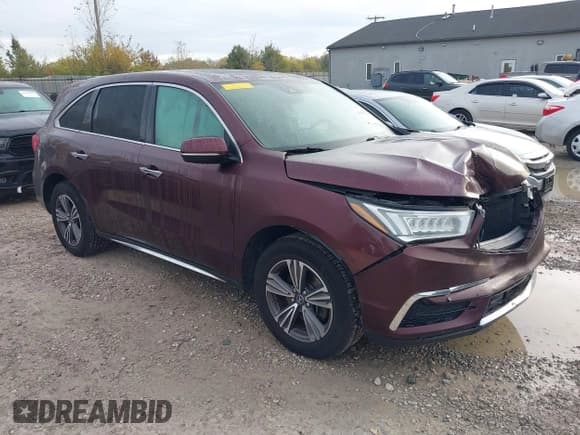 ✅ 2017 Acura MDX • VIN: 5FRYD4H34HB015383 • Lot: 43607767. Listed on IAAI with 223,858 mi. Free auction sales archive from the USA and detailed vehicle history report at DreamBid. Image 1.
