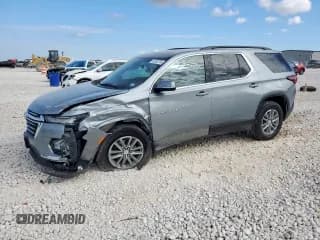 ✅ 2023 Chevrolet Traverse LT Cloth • VIN: 1GNERGKW9PJ338854 • Lot: 82292705. Listed on Copart with 58,907 mi. Free auction sales archive from the USA and detailed vehicle history report at DreamBid. Image 1.