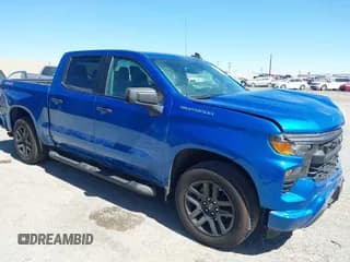 ✅ 2024 Chevrolet Silverado 1500 Custom • VIN: 1GCPDBEK3RZ264914 • Lot: 42677126. Listed on IAAI with 12,216 mi. Free auction sales archive from the USA and detailed vehicle history report at DreamBid. Image 1.